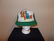 VTG-1980s Las Vegas Club/Pool Air Brush style mesh foam snapback hat sku7