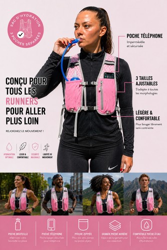 Gilet course hydratation - de,