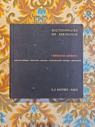 Dictionnaire sexologie ed - de,