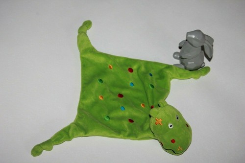 Doudou carreblanc crocodile - doudou,