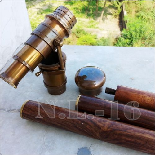 Télescope vintage laiton - en,