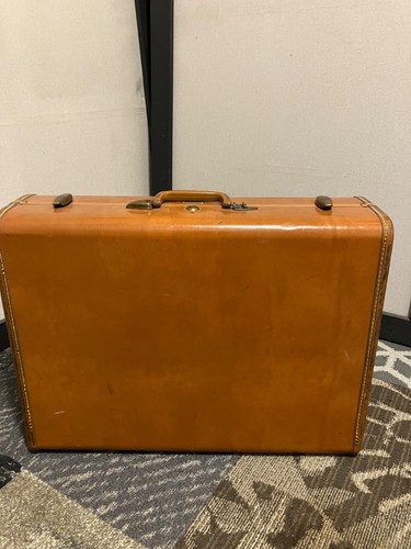 Vintage 1950 samsonite brown - vintage,