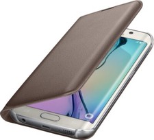 ORIGINAL SAMSUNG EF-WG925PFE - ETUI FLIP WALLET OR POUR SAMSUNG GALAXY S6 EDGE