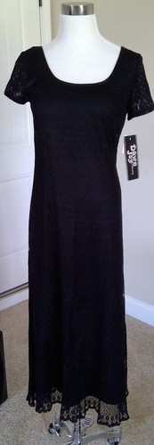 Black lace dress dawn - black, joy