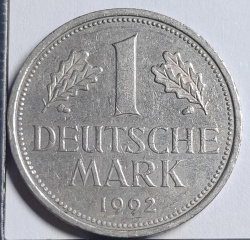 Deutsche mark 1992 j - mark,