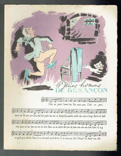 Curiosa partition chanson - partition,