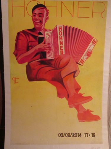 Affiche ancienne hohner - ancienne,