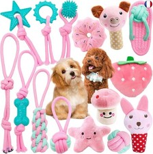 Ensemble Lot de 15 de Jouets pour Chien, durables mâcher Corde 
