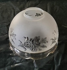 GLOBE TULIPE EN VERRE POUR