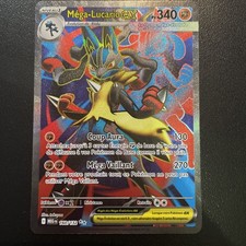Carte Pokémon : Méga Lucario EX 160/132 - FA - ME01 - FR 