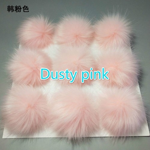 Lot pompons en fourrure - 5,