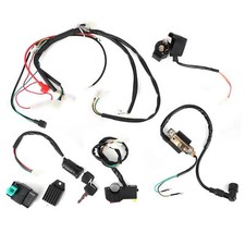 Electric Start Engine Wiring Harness Kit For 50cc 110cc 125cc PIT Quad Dirt Bike