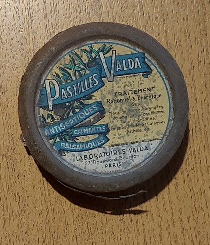 Valda boite metal ancienne - valda,