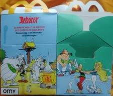 Astérix Obélix boite happy meal McDonald's Mcdo collection 2021