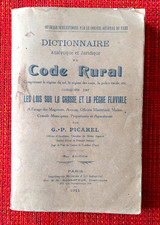 CODE RURAL 1911.Complété par