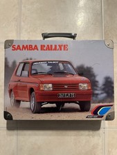 Malette Valise Peugeot 205 Turbo 16 Talbot Sport Samba Rallye en Tôle