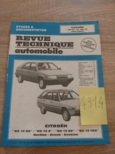 revue technique CITROEN BX 15