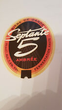 Etiquette ambrée blonde SEPTANTE 5
