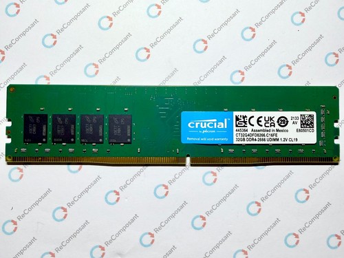 32go ram fixe - 32go, crucial