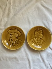 Paire de coupelles en faïence d'art Proceram (Aubagne en Provence)