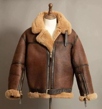 B3 Brown Mens Bomber Flying
