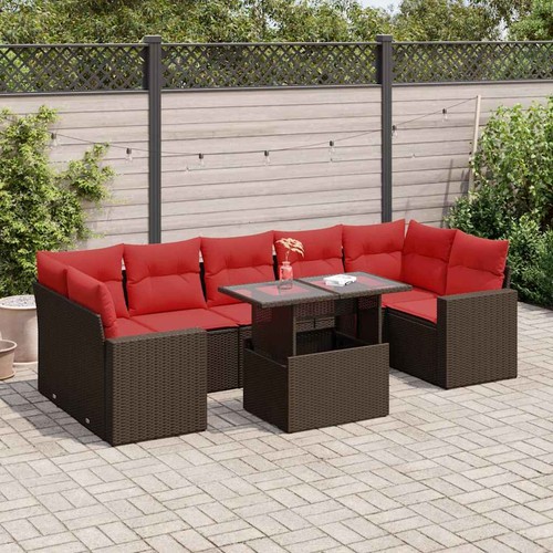 Salon jardin avec coussins - salon,
