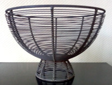 Panier à Fruits Métallique Noix, Légumes, Œufs TBE