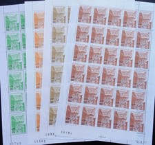 Monaco 1978 feuille sheet neuf** Yt PREO 50 à 53 Tour de l'horloge chateau