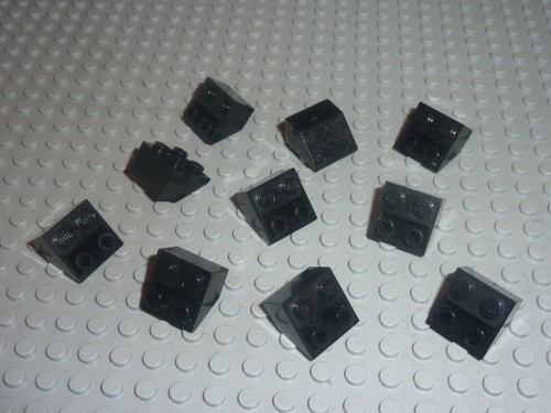 Lego black slope brick - slope,