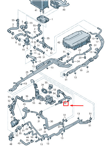 Audi tuyau 80c122449e - de, q5