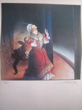 Affiche signée 1993 tintin - signée,