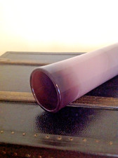 Ancien (vintage 70) vase rouleau pâte de verre signé Maure Vieil