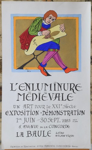 Enluminure médiévale un - médiévale,