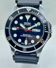Rare SEIKO Divers 7S26 Movement Black  Bezel & Dial  Day / Date  ? FAST & FREE