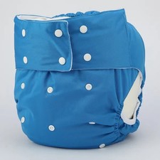 langr bleu en tissu adulte