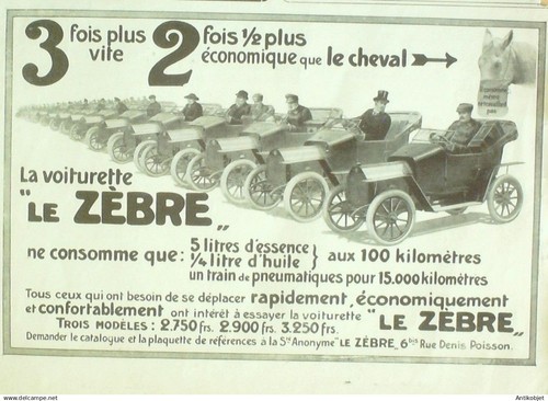 Publicite auto zebre - publicite,