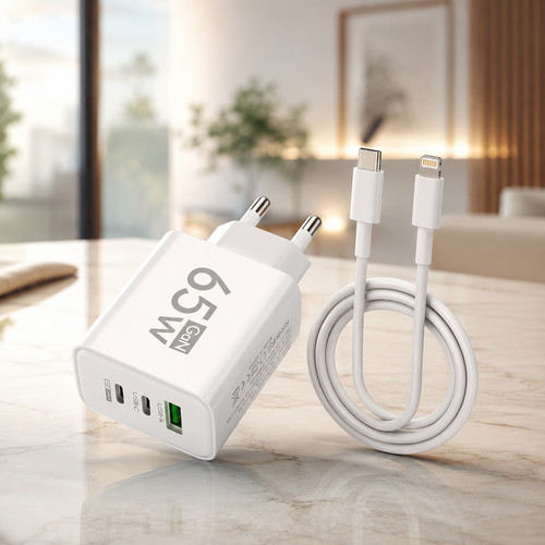 Chargeur 65w gan usb - 65w, pd
