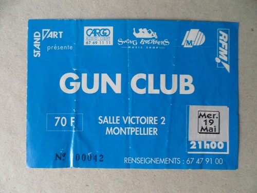Ticket billet concert gun - billet,