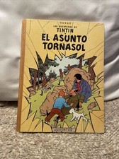 Album BD Ancien Tintin El Asunto Tornasol l’affaire tournesol espagnol herge