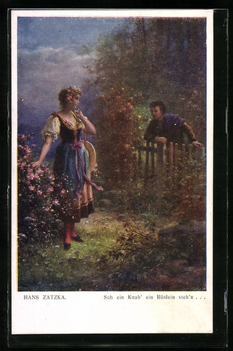 Carte postale artiste - d'artiste, hans