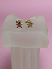 Boucles D'oreilles Or 14 Carats Étoile Or Jaune Et Rose