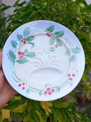 Lot assiettes asperges faience - assiettes,