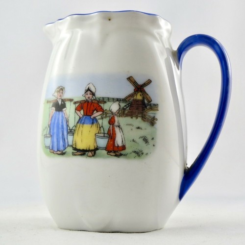 Pot lait ancien porcelaine - pot, a
