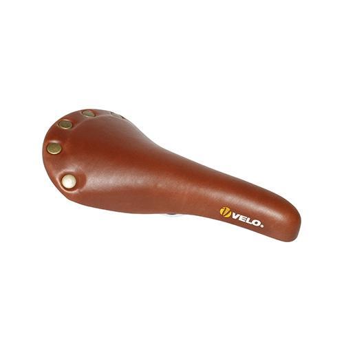 Selle velo vintage marron avec