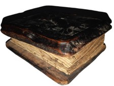 RARE MANUSCRIT LIVRE ANCIEN MAGIE RITUEL BATAK PUSTAHA SUMATRA BOIS ÉCORCE