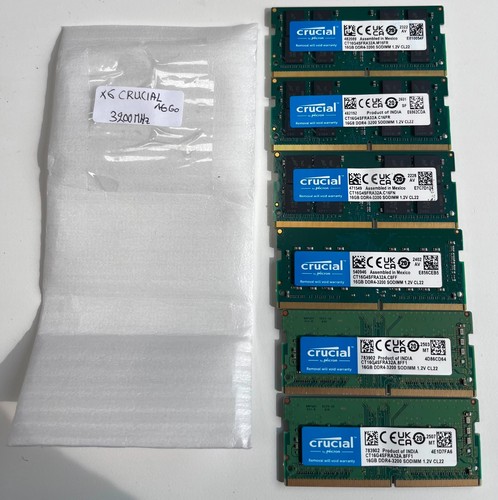 Lot ram ddr4 16go 3200mhz - 5,