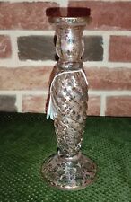 bougeoir en verre torsadé