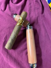 Cigar wood Case includes built