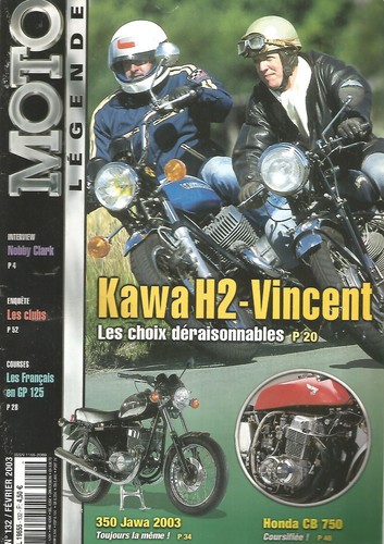 Moto legende 132 kawa - n°132,