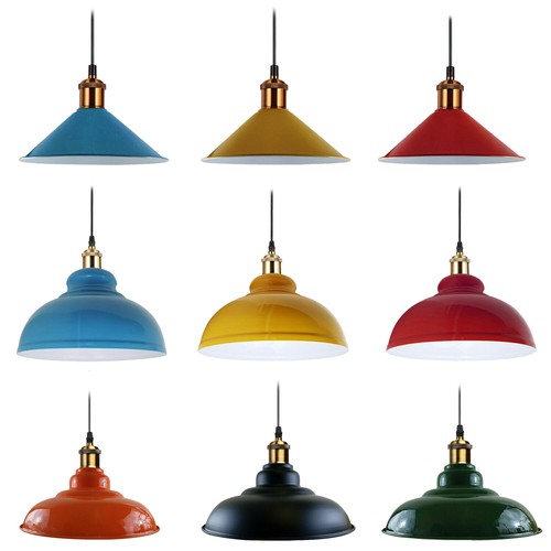 Retro metal plafond pendentif - metal,
